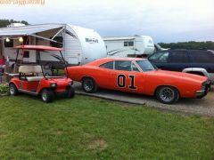 My general lee and golf cart