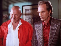 Robert Tessier as Mitch Henderson and Lance LeGault as Les Sloane