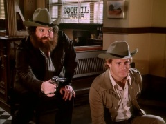 Bruce M. Fischer as Buck and Hunter Von Leer as Dusty