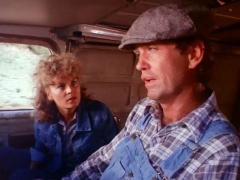 Jennifer Holmes as Mandy Jo and Billy Ray Sharkey as B.B.